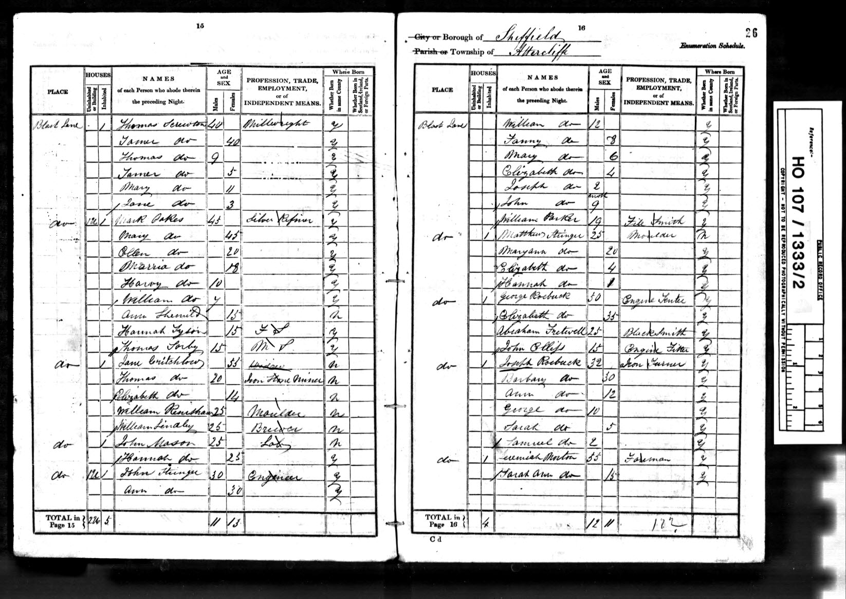 anne roebuck 1841 census