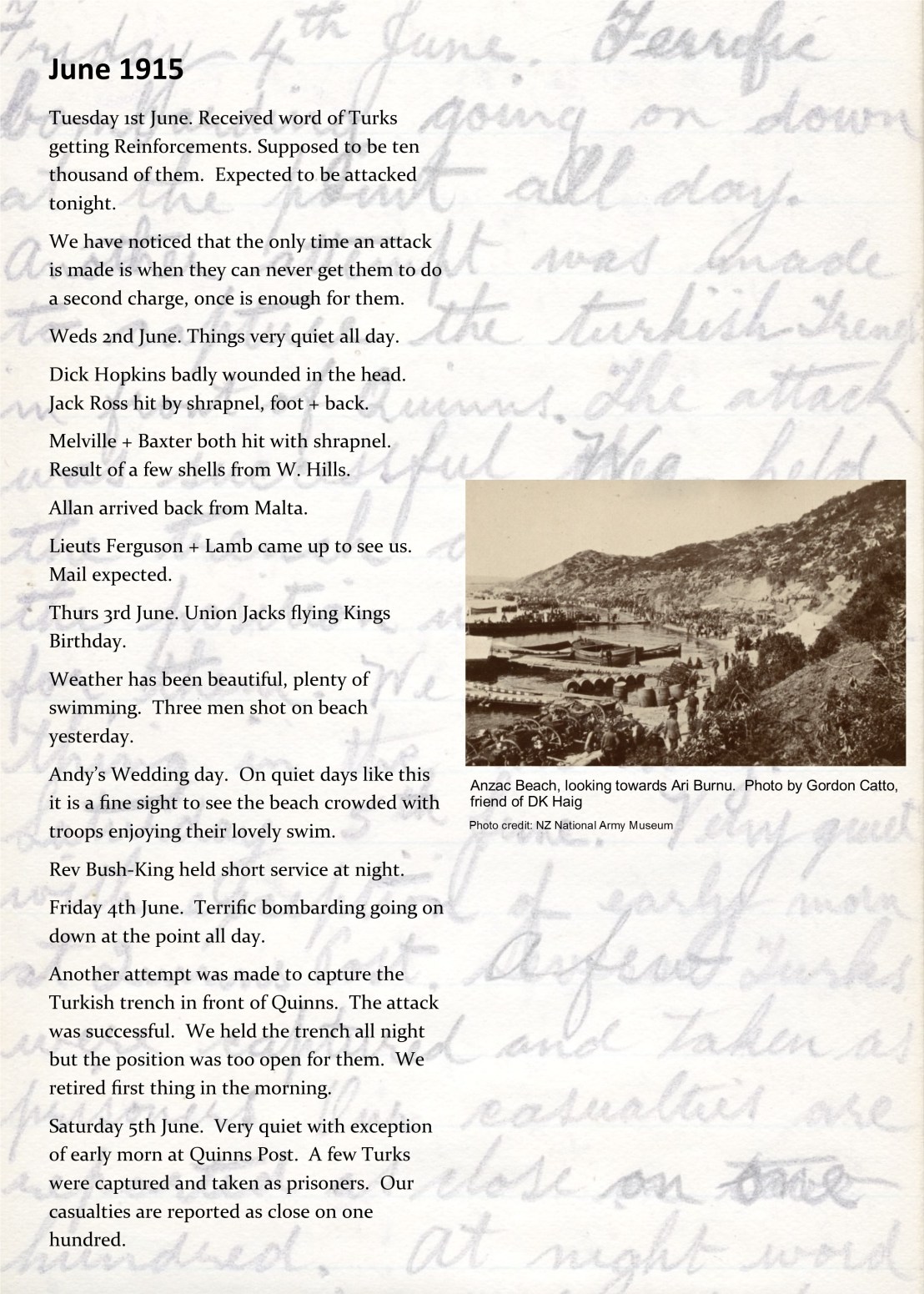 DKHaig Diary Page 14a