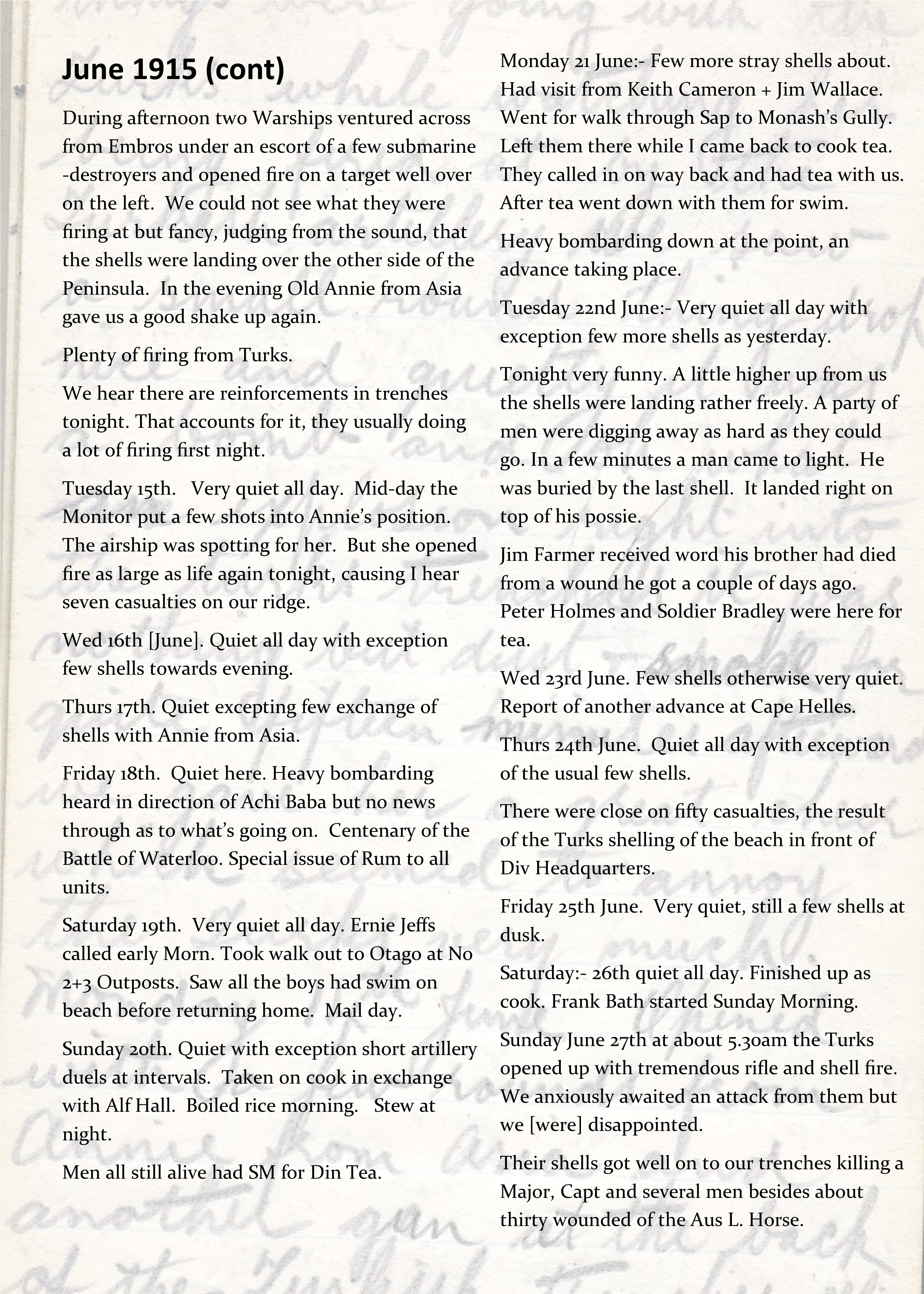 DKHaig Diary Page 16