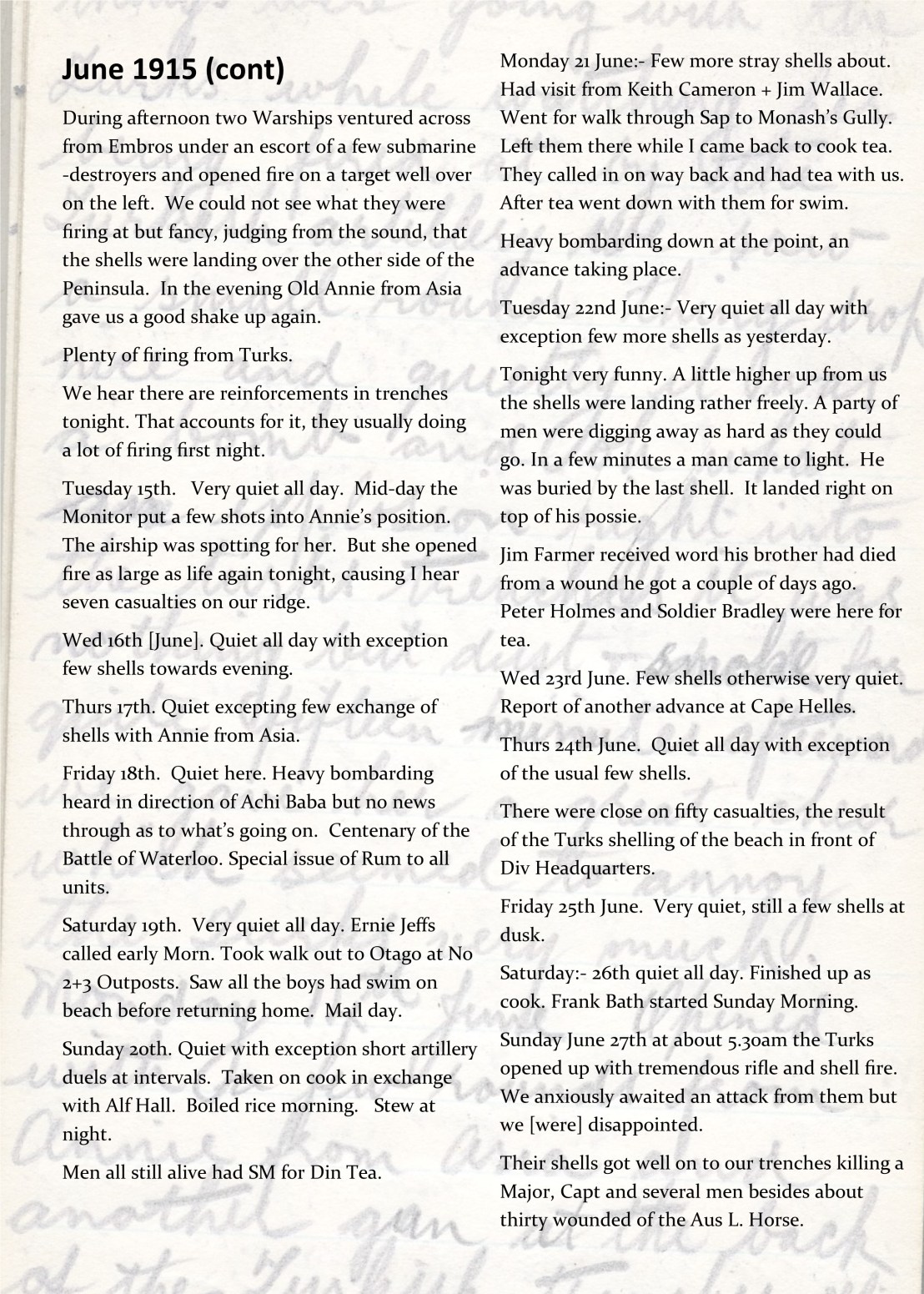 DKHaig Diary Page 16