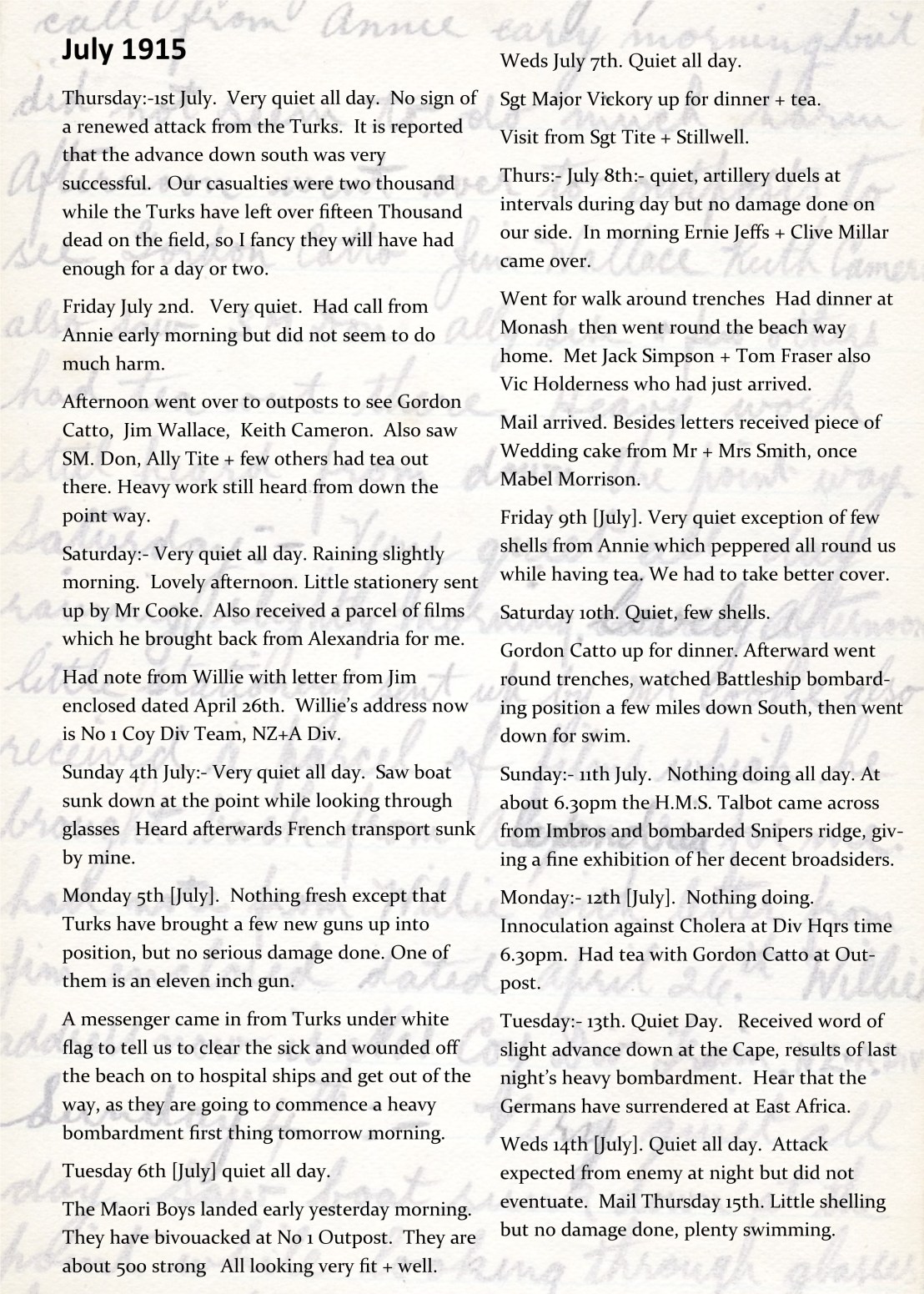 DKHaig Diary Page 18