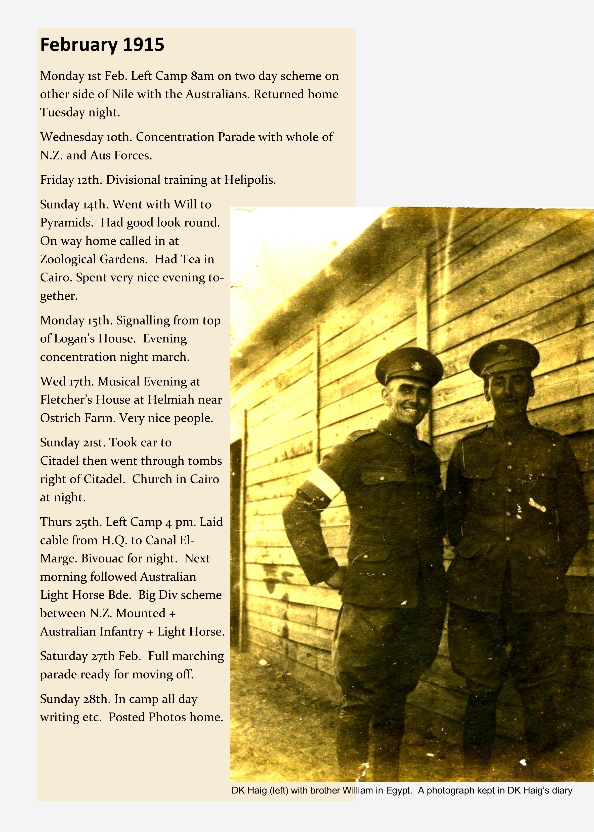 DKHaig Diary Page 3b