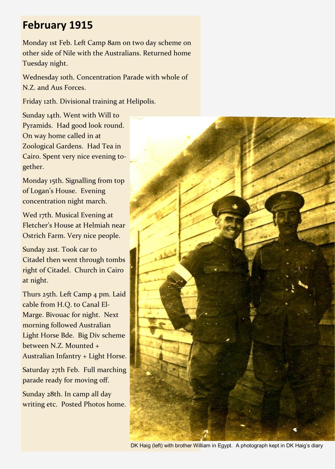 DKHaig Diary Page 3b