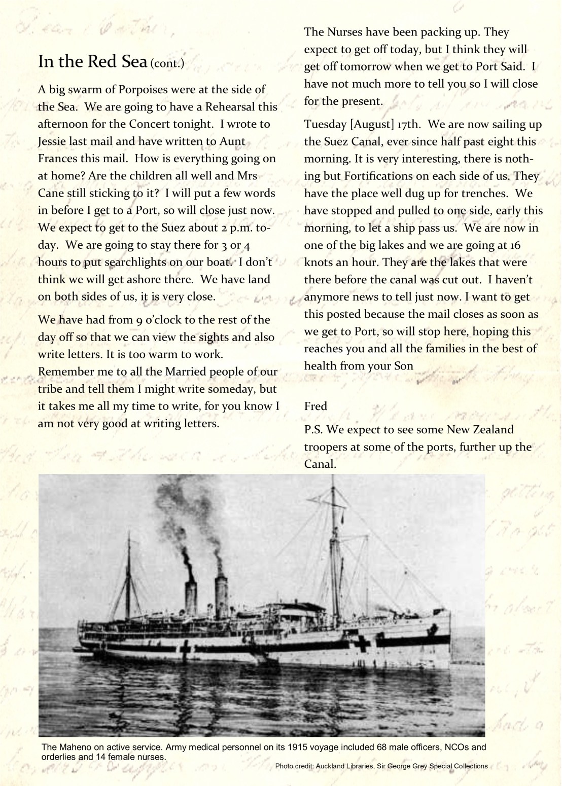 FH Haig Letters Page 3