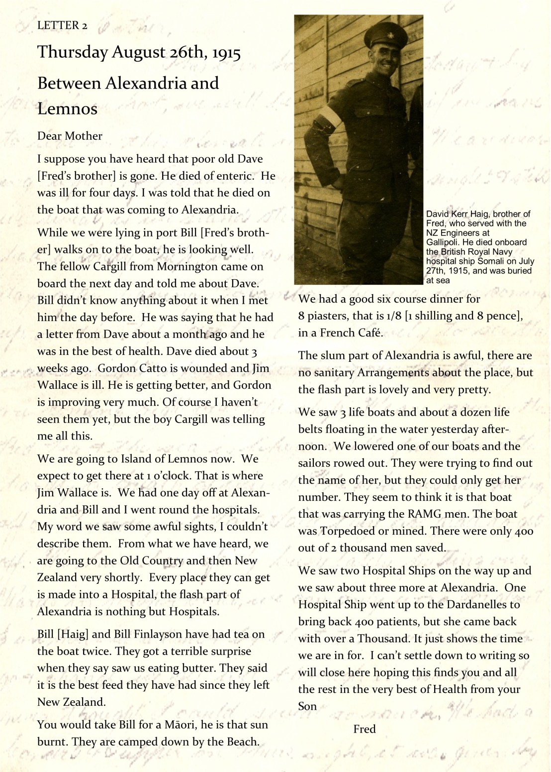 FH Haig Letters Page 4