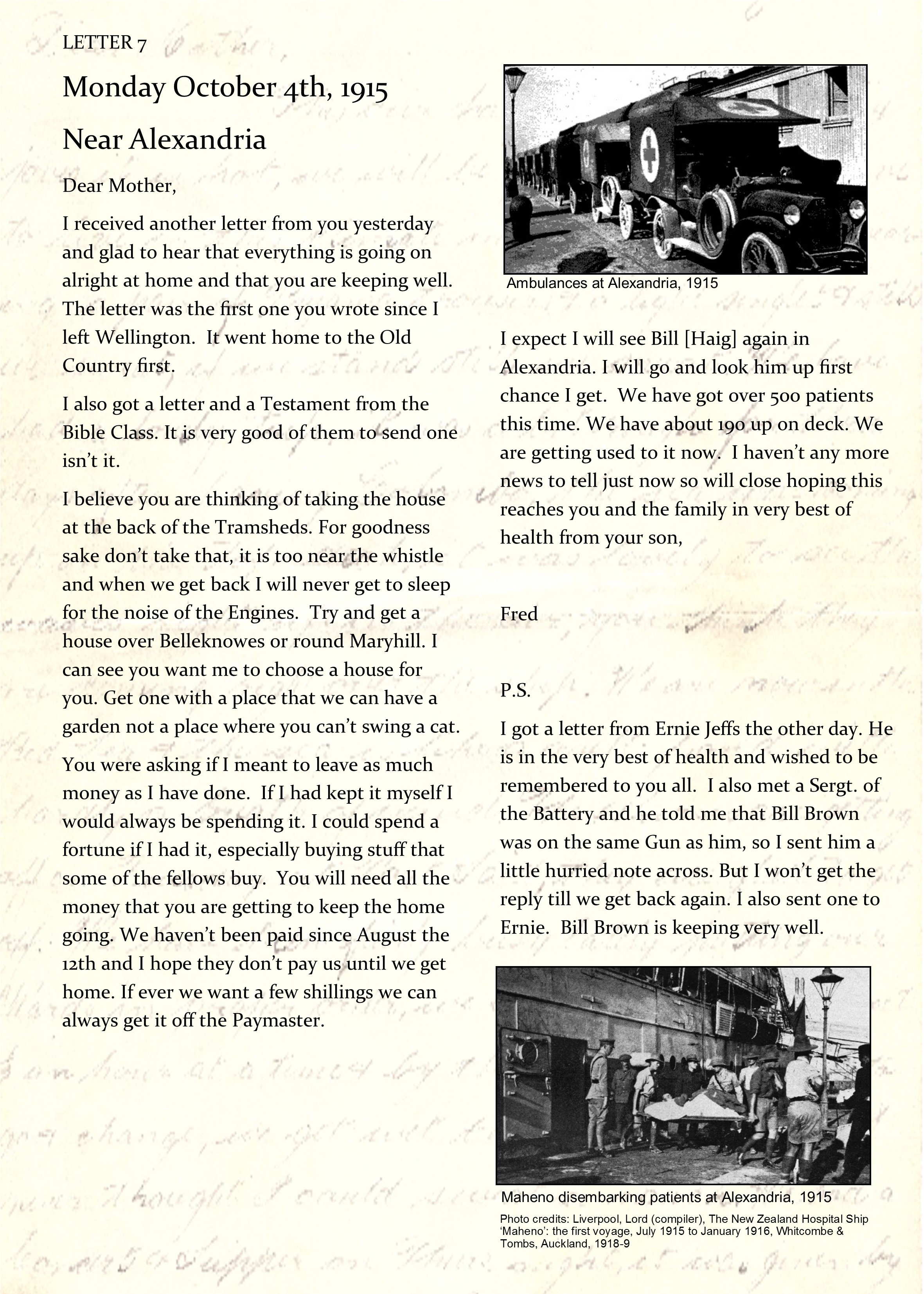 FH Haig Letters Page 9