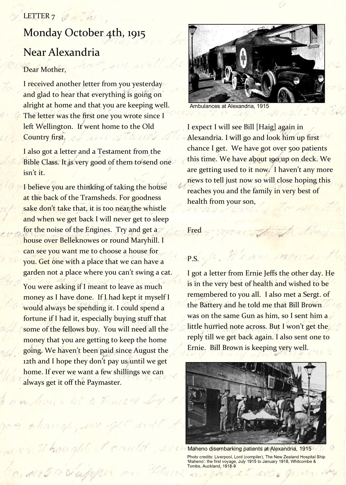 FH Haig Letters Page 9