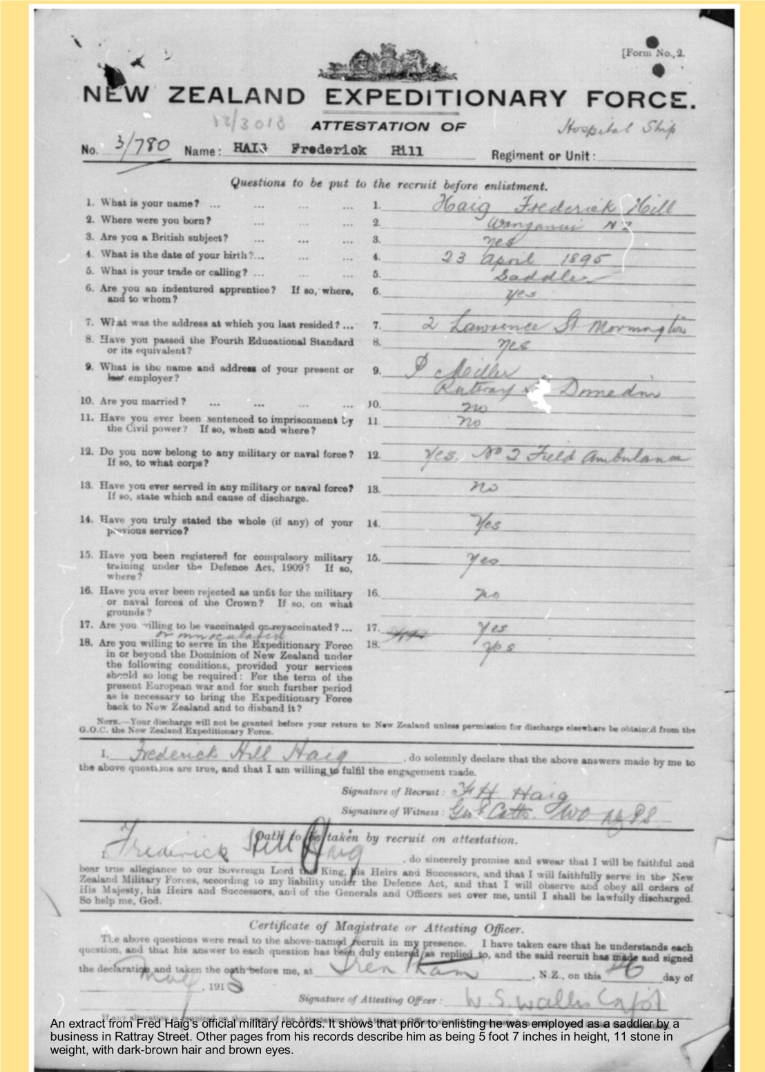 FH Haig Letters Page Intro 4